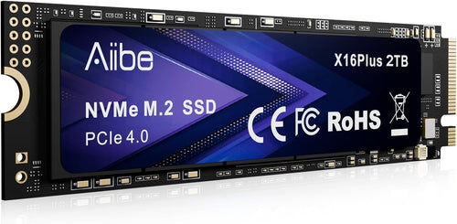 Aiibe X16Plus 2TB M.2 PCIe 4.0 NVMe SSD 7450MB/s