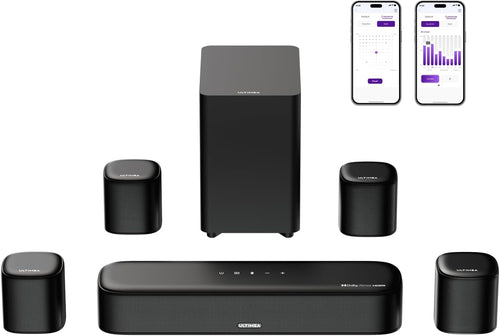 ULTIMEA Aura A60 7.1 Dolby Atmos Soundbar With Subwoofer 350W Black