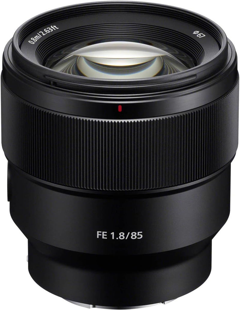 Sony SEL85F18 85mm F/1.8-22 Medium-Telephoto Prime Lens Black