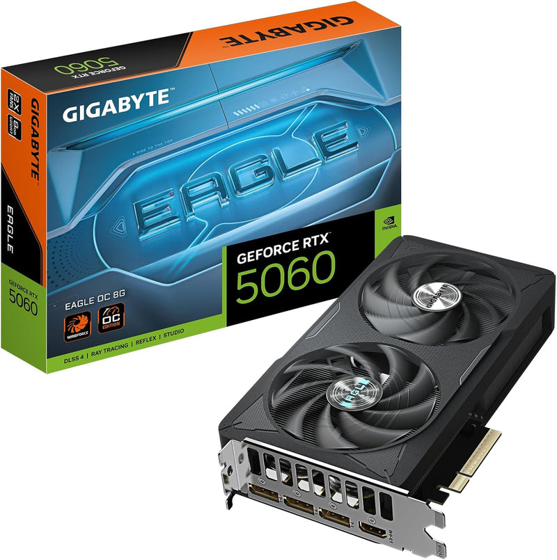 Gigabyte GeForce RTX 5060 EAGLE OC 8GB GDDR7 Graphics Card