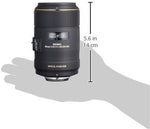 Sigma 105mm f/2.8 EX DG OS HSM Macro Lens for Nikon DSLR Black