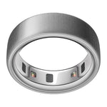 Oura Smart Ring 4 - Brushed Silver - Size 10 - | Non-Standard Fit – Measure with a Size Kit |Sleep, Heart Rate and Fitness Tracking Wearable | 8-Day Battery, iOS / Android Compatible