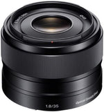 Sony SEL35F18 35mm F/1.8 OSS Prime Lens for Sony E APS-C Cameras Black
