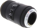 Sigma 105mm f/2.8 EX DG OS HSM Macro Lens for Nikon DSLR Black