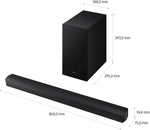 Samsung HW-B650F 3.1 Channel Soundbar with Wireless Subwoofer Black