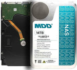 MaxDigitalData MD14TSATA25672NAS 14TB 7200 RPM 256MB Cache SATA 6.0Gb/s 3.5" Internal NAS Hard Drive