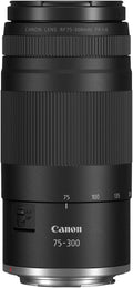 Canon RF 75-300mm F4-5.6 Telephoto Zoom Lens for Canon EOS R Black