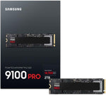 Samsung 9100 PRO 2TB NVMe PCIe 5.0 M.2 SSD 14800MB/s Read