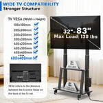 Rolling TV Stand