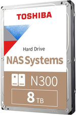 Toshiba N300 8TB 3.5" SATA3 7200RPM Internal Hard Drive