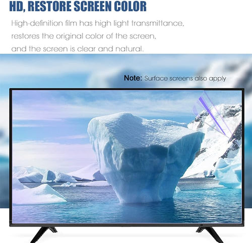 AIZYR Blue Light Blocking Screen Protector Anti-UV Eye Protection Filter Film Panel Anti-Scratch, Matte Gloss Finish, for 75-85 inch LED, LCD, 4K OLED & QLED HDTV Displays,75inch 1645x930mm
