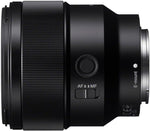 Sony SEL85F18 85mm F/1.8-22 Medium-Telephoto Prime Lens Black