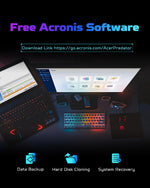 Acer Predator GM7000 Heatsink 2TB SSD PCIe Gen4x4 NVMe M.2 Internal Gaming Solid State Drive
