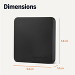 Amazon Basics 2TB Portable External SSD USB 3.2 Gen 2 Black
