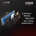 PNY XLR8 CS3030 2TB NVMe PCIe Gen 3x4 M.2 2280 Internal SSD