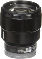 Sony SEL85F18 85mm F/1.8-22 Medium-Telephoto Prime Lens Black