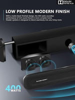 RAINEVERRY 5.1ch Soundbar with Dolby Audio Wireless Subwoofer Rear Speakers Black
