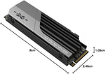 Silicon Power 2TB XS70 NVMe PCIe Gen4 M.2 2280 Internal Gaming SSD