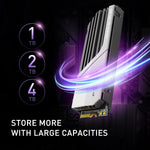 Silicon Power 2TB XS70 NVMe PCIe Gen4 M.2 2280 Internal Gaming SSD