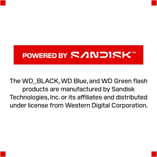 SanDisk WD Blue SN5100 2TB NVMe SSD PCIe Gen 4.0 M.2 2280