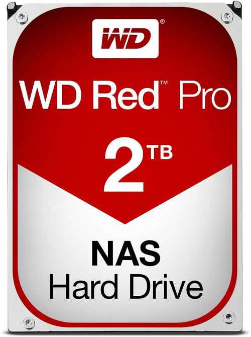 WD Red Pro 2TB NAS Internal Hard Drive SATA 6Gb/s 7200RPM 64MB Cache