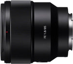 Sony SEL85F18 85mm F/1.8-22 Medium-Telephoto Prime Lens Black