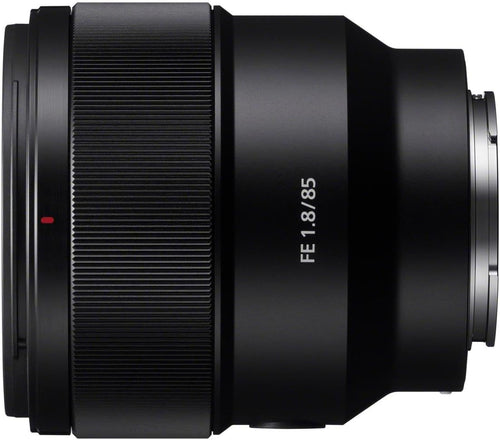 Sony SEL85F18 85mm F/1.8-22 Medium-Telephoto Prime Lens Black