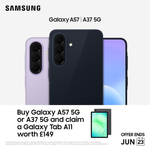 Samsung Galaxy A57 5G, Slim Smartphone, Awesome Intelligence Features, 8GB, 256GB Storage, 50MP Wide-Angle Camera, Up To 2-Day Runtime, Awesome Charcoal, 3 Year Extended Warranty (UK Version)