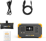 pecron Portable Power Station E300LFP, 288 Wh Solar Generator, 2 Up to 600 W AC Outlets Generator, LiFePO4 Battery Fast Charging, Power Station for Home Use, RV, Camping (Solar Panel Optional)