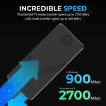 SABRENT Rocket XTRM Plus 2TB Thunderbolt 3 Portable External SSD