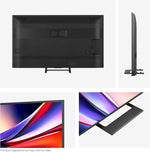 Hisense 55" 55A7QTUK QLED Smart AI TV - 4K Direct Lit Viewing, Quantum Dot Colour, Hi-View AI Engine, Built in Subwoofer, Dolby Vision, Dolby Atmos with with Freely, Disney +, YouTube, Netflix