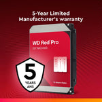 WD Red Pro 8TB NAS 3.5" Internal Hard Drive SATA 6 Gb/s 7200 RPM 256MB Cache