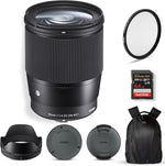 Sigma 16mm F/1.4 DC DN Contemporary Lens For Sony E APS-C Black