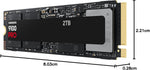 Samsung 9100 PRO 2TB NVMe PCIe 5.0 M.2 SSD 14800MB/s Read