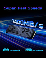 Acer Predator GM7000 Heatsink 2TB SSD PCIe Gen4x4 NVMe M.2 Internal Gaming Solid State Drive
