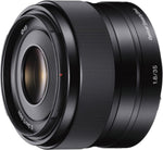 Sony SEL35F18 35mm F/1.8 OSS Prime Lens for Sony E APS-C Cameras Black