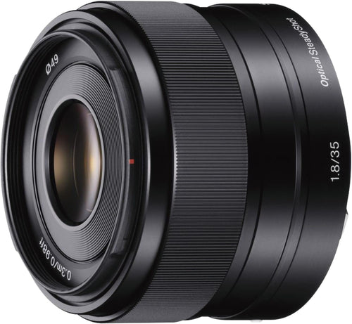 Sony SEL35F18 35mm F/1.8 OSS Prime Lens for Sony E APS-C Cameras Black