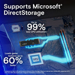 Crucial T700 2TB PCIe Gen5 NVMe M.2 Internal SSD
