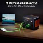 Jackery Explorer 1000 v2 Portable Power Station(2024 New), 1070Wh LiFePO4 Battery, 1500W AC/100W USB-C Output, 1 Hr Fast Charge, Solar Generator for Outdoor Camping, Off-grid Living, RV, Emergency