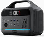 DARAN Portable Power Station 600W(1200W Surge) - 288Wh(90,000mAh) Solar Generator LiFePO4 Battery with AC DC Outlets, 8.3LB Portable Charging Station for Camping, RV, Home, Emergency (Solar Optional)