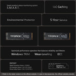 TEAMGROUP T-Force G50 2TB PCIe Gen4x4 M.2 2280 NVMe SSD 5000MB/s