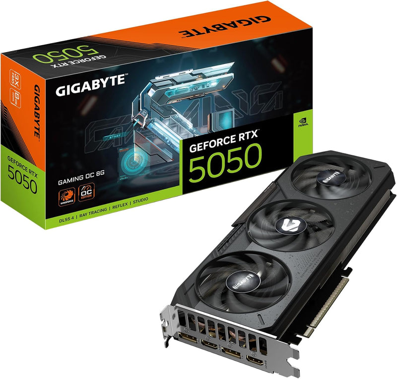 Gigabyte GeForce RTX 5050 GAMING OC 8G 8GB GDDR6 Graphics Card
