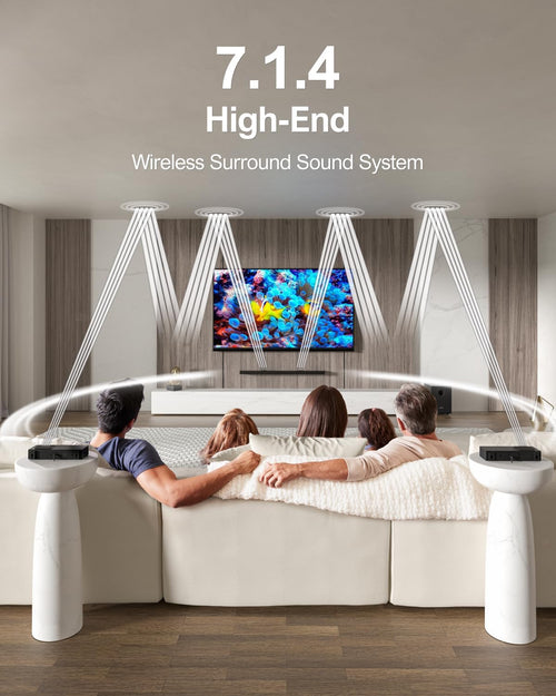 ULTIMEA Nova S90 7.1.4ch Soundbar with Dolby Atmos 740W Wireless Subwoofer Black