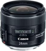Canon EF 24mm F2.8 IS USM Wide Angle Lens for Canon EF Black