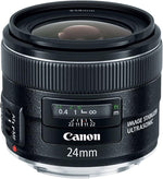 Canon EF 24mm F2.8 IS USM Wide Angle Lens for Canon EF Black
