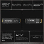 TEAMGROUP T-Force G70 Pro 2TB NVMe PCIe 4.0 M.2 2280 SSD 7400MB/s