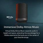 Denon Home 200 Wireless Speaker With Bluetooth HEOS Multiroom Streaming Dolby Atmos Music Support AirPlay 2 High-Resolution Audio Stone