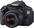 Canon EOS 600D 18MP DSLR Camera With 18-55mm IS II Lens Kit Black