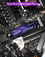 Aiibe X16Plus 2TB M.2 PCIe 4.0 NVMe SSD 7450MB/s