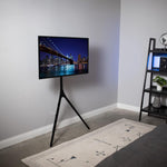 VIVO Artistic Easel 45 to 65 inch LED LCD Screen, Studio TV Display Stand, Adjustable TV Mount with Swivel and Tripod Base, Black, STAND-TV65AB